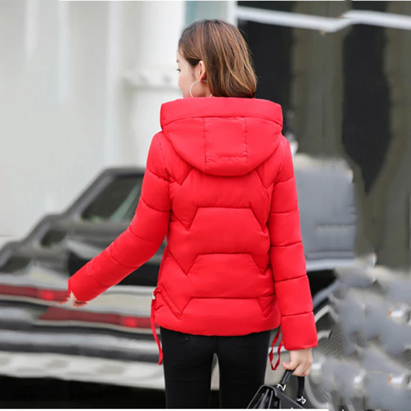 Winter Jacket Women  Thick Warm Parkas Cotton Padded Outwear Jacket