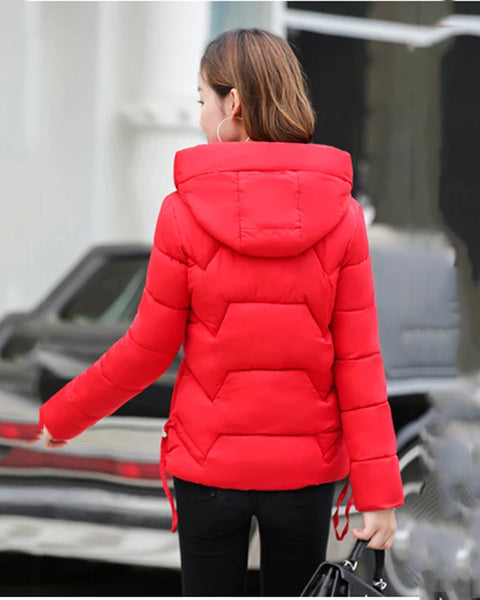 Winter Jacket Women  Thick Warm Parkas Cotton Padded Outwear Jacket