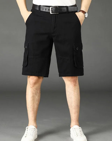 Men's Cargo Shorts: Designer Big & Tall Bermuda Jogger Pants in Luxurious Cotton