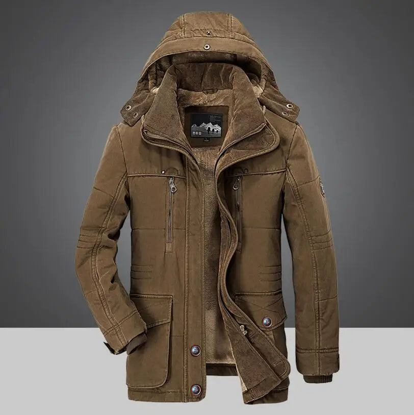 Men Warm Parkas High Quality Winter Down Jackets And Coats ForMen Long Coats Casual Hooded Jackets Men Winter Coats