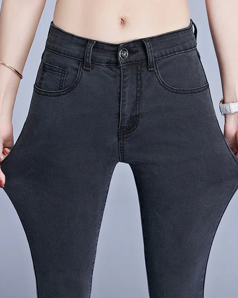 Women Jeans  High Elastic Stretch Jeans Denim Skinny Pencil Pants