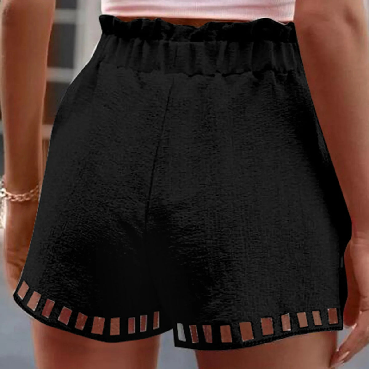 Beachwear Women  Cotton Linen Shorts