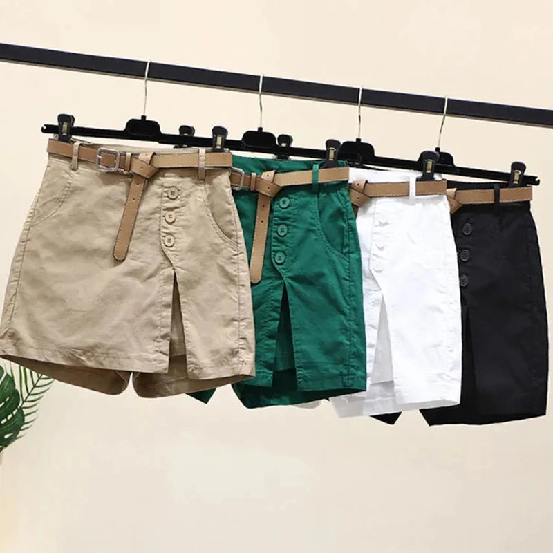 Chic Shorts Women Streetwear