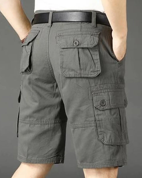 Men's Cargo Shorts: Designer Big & Tall Bermuda Jogger Pants in Luxurious Cotton