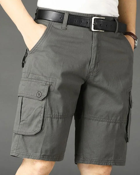 Men's Cargo Shorts: Designer Big & Tall Bermuda Jogger Pants in Luxurious Cotton